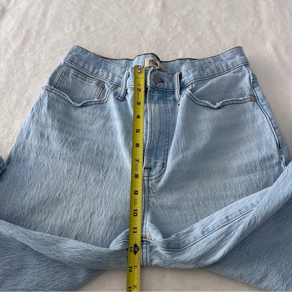 Madewell The Perfect Vintage Straight Jeans Distressed Size 28 - Picture 6 of 9